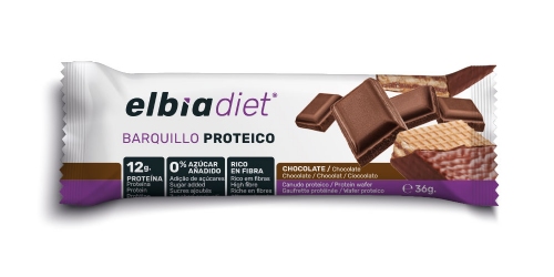 Elbia diet barquillo (1 envase 36 g sabor chocolate)