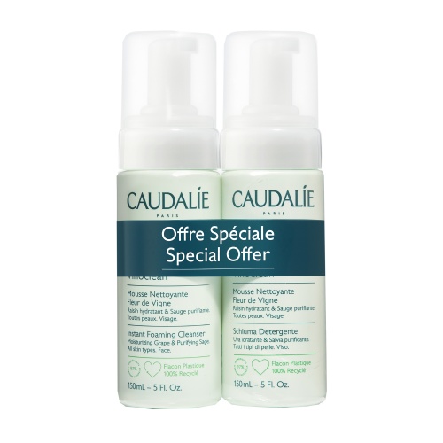 Caudalie Duo Vinoclean Espuma Limpiadora - 150 mL
