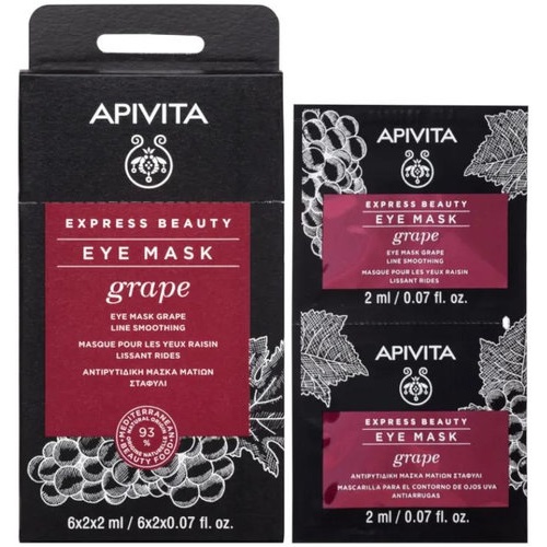 Apivita express beauty eye mask grape