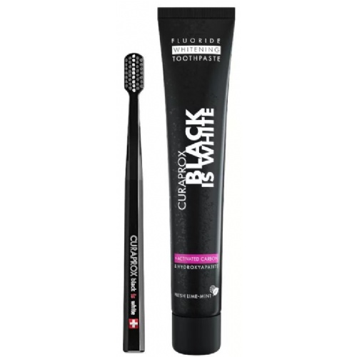 Black is white dentifrico set (1 envase 90 ml + cepillo)