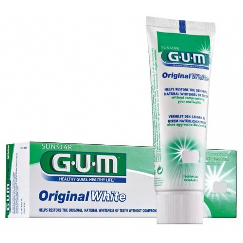 Gum original white pasta dental  1 envase 75 ml