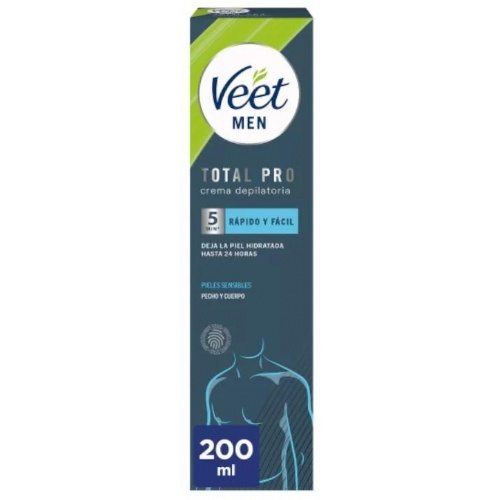 Veet men crema depil pieles sensib pecho y cuerp