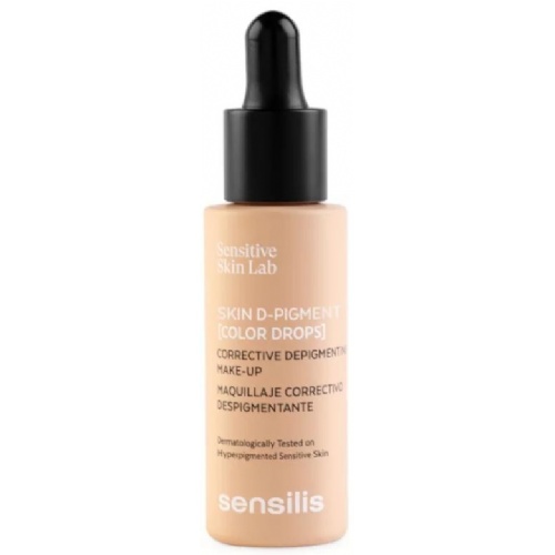 Sensilis skin d-pigment color drops maquillaje correctivo despigmentante (1 frasco 30 ml color 03)