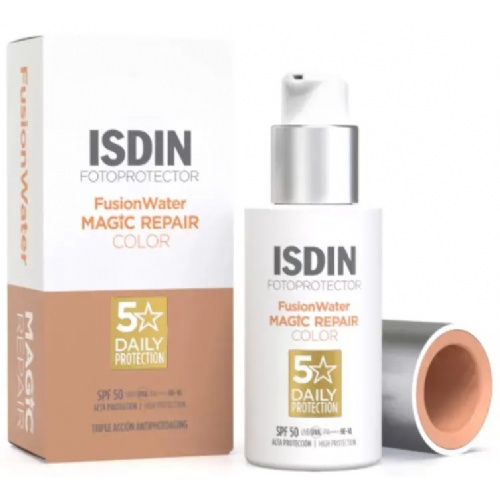 Isdin fotoprotector fusion water magic repair  1 frasco 50 ml color