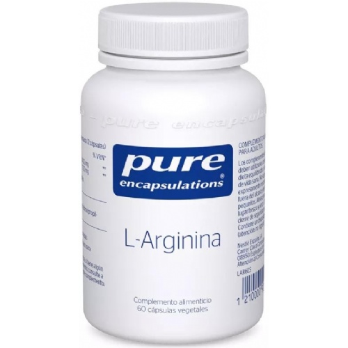 Pure encapsulations l-arginina (60 capsulas)