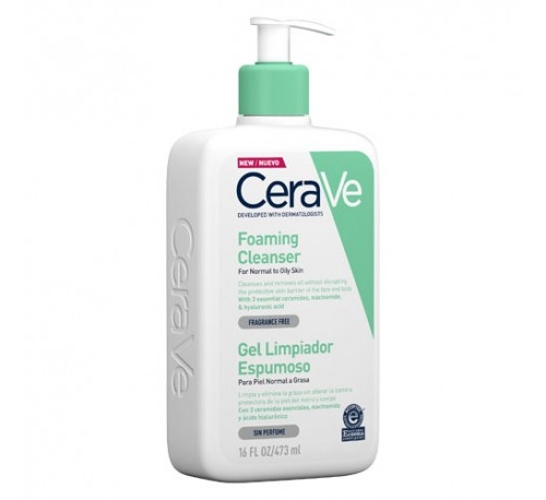 CERAVE GEL LIMPIADOR ESPUMANTE 473ML
