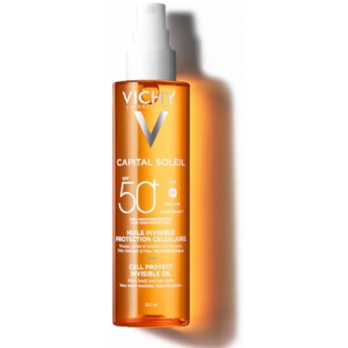 Capital soleil spf 50+ aceite cell protect (1 envase 200 ml)