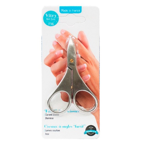 VITRY TIJERAS UÑAS CURVAS INOX REF 1008F