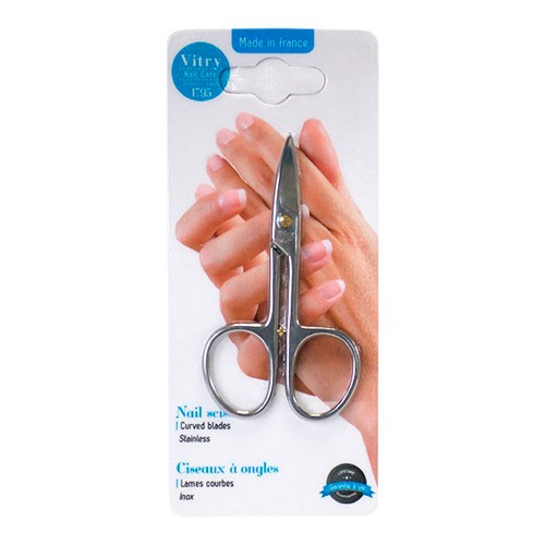 VITRY TIJERAS UÑAS CURVAS INOX REF 1008B