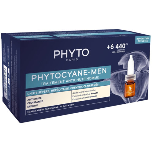 Phyto phytocyane men caida severa ampollas 12u