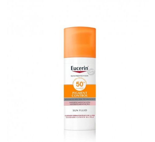 Eucerin sun protection 50+ fluid pigment control (1 envase 50 ml)