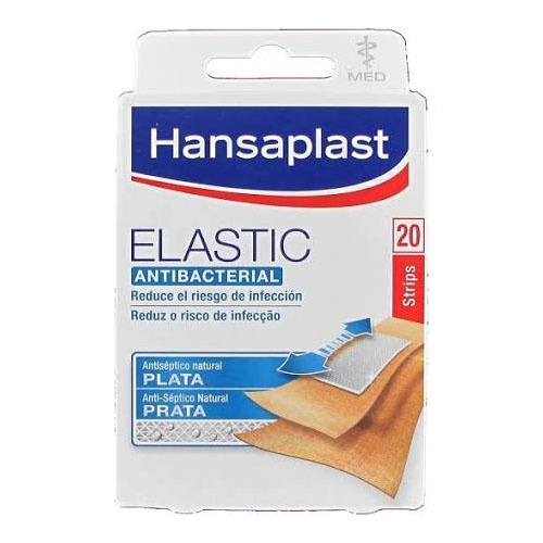 Hansaplast med elastic - aposito adhesivo (2 tam 20 u)