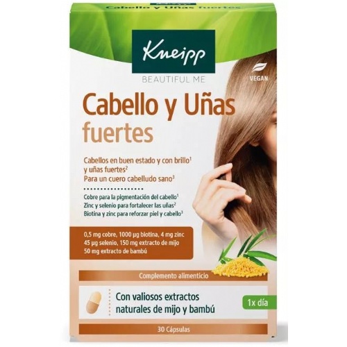 Kneipp cabello y uñas fuertes (30 capsulas)