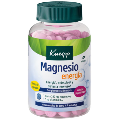 Kneipp magnesio energia 60 caramelos de goma sab