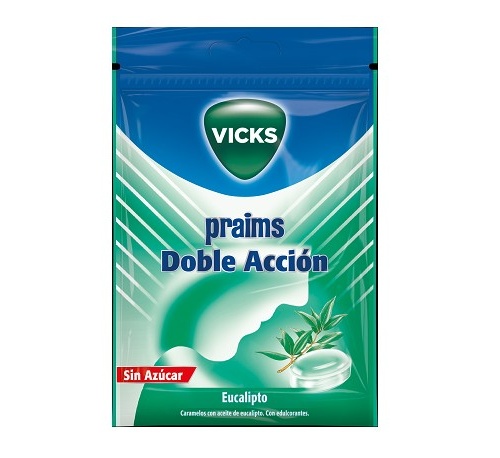 Vicks  caramelos praims doble accion sin azucar