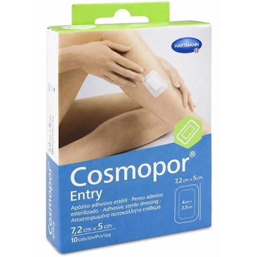 Cosmopor entry - aposito esteril (10 unidades 7,2 cm x 5 cm)