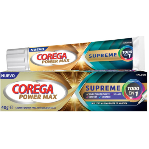 Corega power max supreme todo en 1  40 g