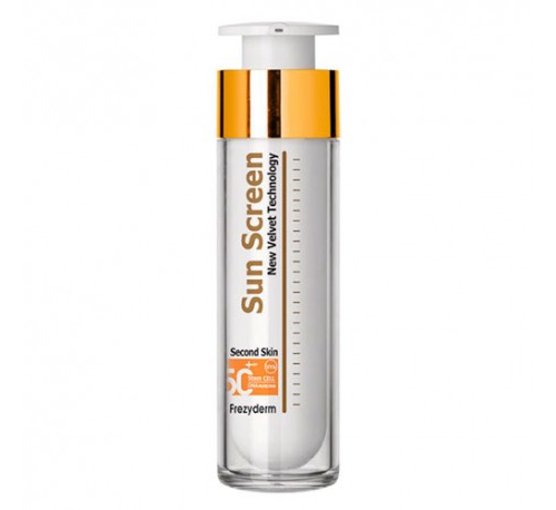 Sun screen velvet face spf50+ - frezyderm (1 envase 50 ml)