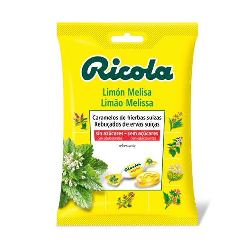 Ricola caramelos sin azucar (1 bolsa 70 g sabor limon)