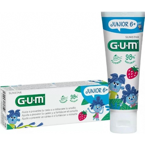 Gum duplo gel dentifrico junior +6a