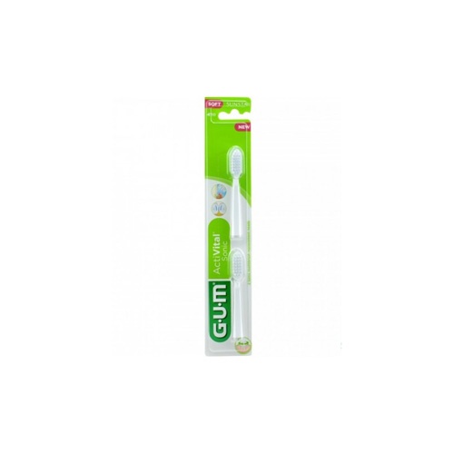Cepillo dental sonico - gum sonic daily (2 recambios color blanco)