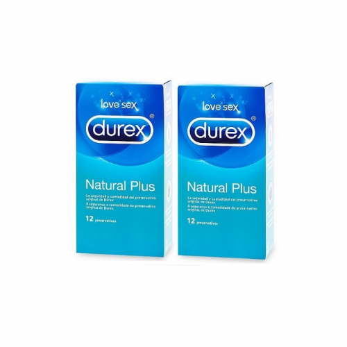 DUREX NATURAL PLUS 12 U DUPLO