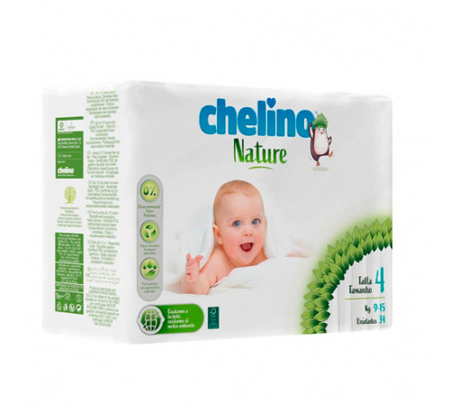 Pañal infantil - chelino nature (t - 4 34 u)