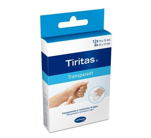TIRITAS TRANSPARENTE 20 UN SURTIDAS