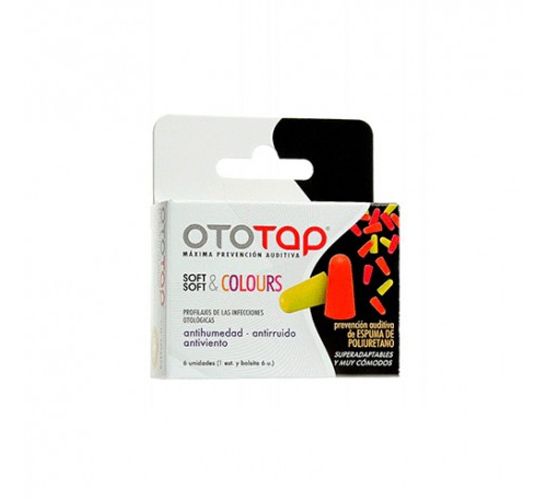 OTO-TAP TAPONES ESPUMA COLOURS 6 UN