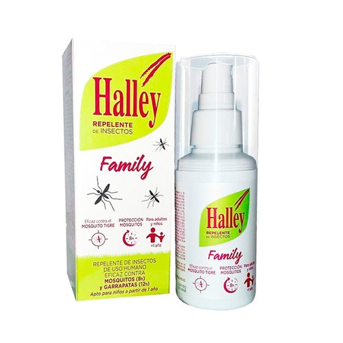 Halley family repelente de insectos (1 vaporizador 200 ml)