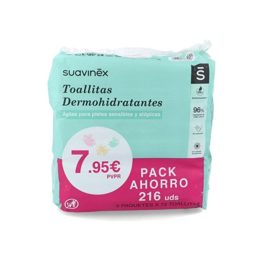 SUAVINEX PACK AHORRO TOALLITAS 216U