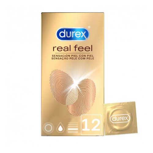 Durex real feel - preservativo sin latex (12 u)