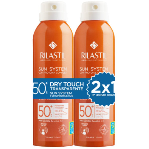 Rilastil duplo dry touch spf50 spray 2x1 200ml