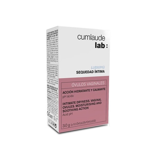 Cumlaude lab: lubripiu ovulos vaginales 10 unida