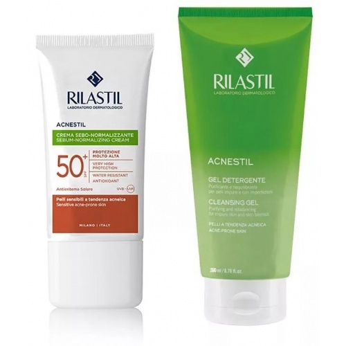Rilastil acnestil 50+ crema sebonormalizante (1 envase 40 ml)