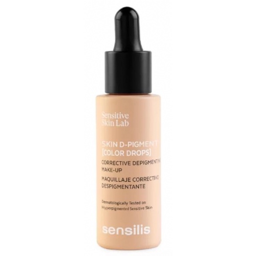 Sensilis skin d-pigment color drops maquillaje correctivo despigmentante (1 frasco 30 ml color 01)
