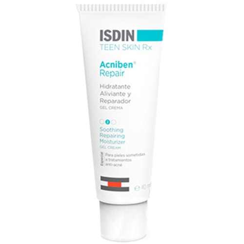 Acniben repair hidratante reparador y aliviador - isdin teen skin rx (gel crema 1 envase 40 ml)