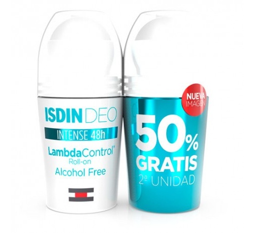 ISDIN DEO LAMBDA FREE ROLL-ON EMULSION DUO2U 50%