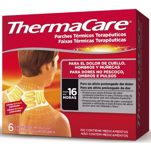 Thermacare parche termico cuello hombro muñeca (6 parches)