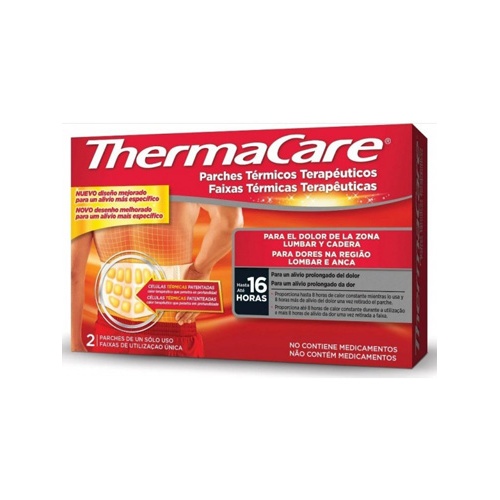 Thermacare parche termico zona lumbar cadera (2 parches)