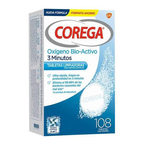 COREGA OXIGENO BIO-ACTIVO LIMPIEZA PROTESIS DENT