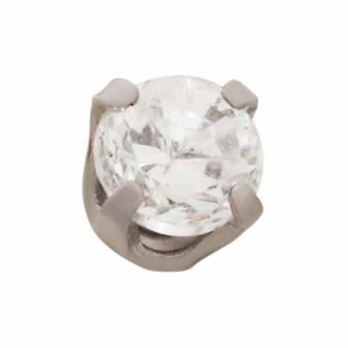 Inverness pendiente acero inoxidable (54c solitario natural 3 mm)