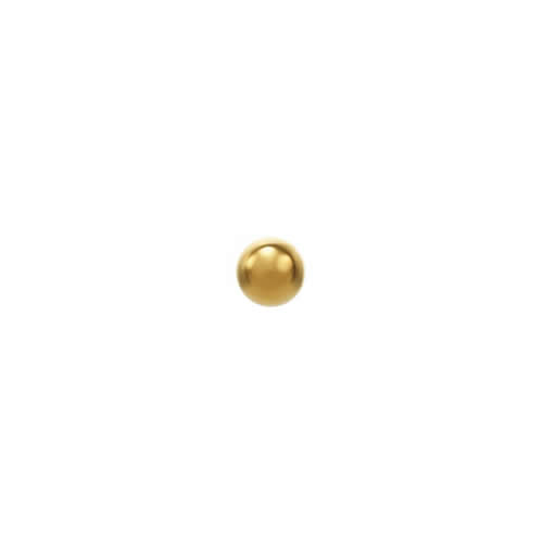 Inverness pendiente 24k (776c bola dorada 3 mm)