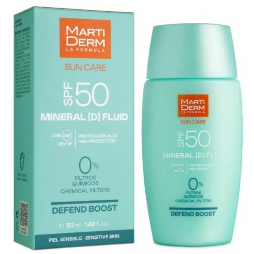 Martiderm spf 50 mineral (d) fluid  1 envase 50 ml