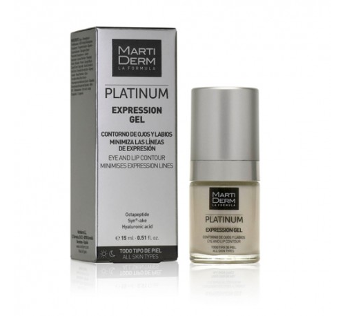 Martiderm expression gel contorno ojos y labios (1 envase 15 ml)