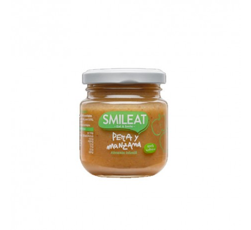 Smileat tarrito pera y manzana 130g