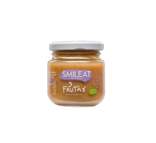 Smileat tarrito pera ciruela platano 130g