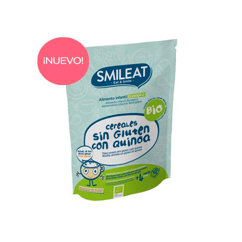 Smileat papilla cereales con quinoa sin gluten