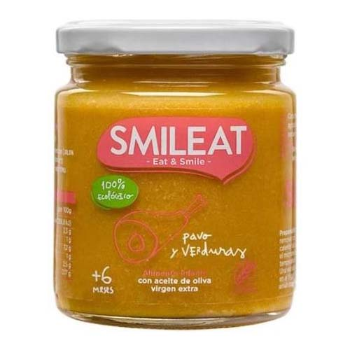 Smileat cachitos arroz y pavo con verduras 230g