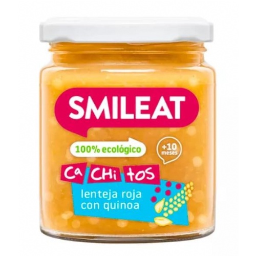 Smileat cachitos lentejas rojas con quinoa 230g